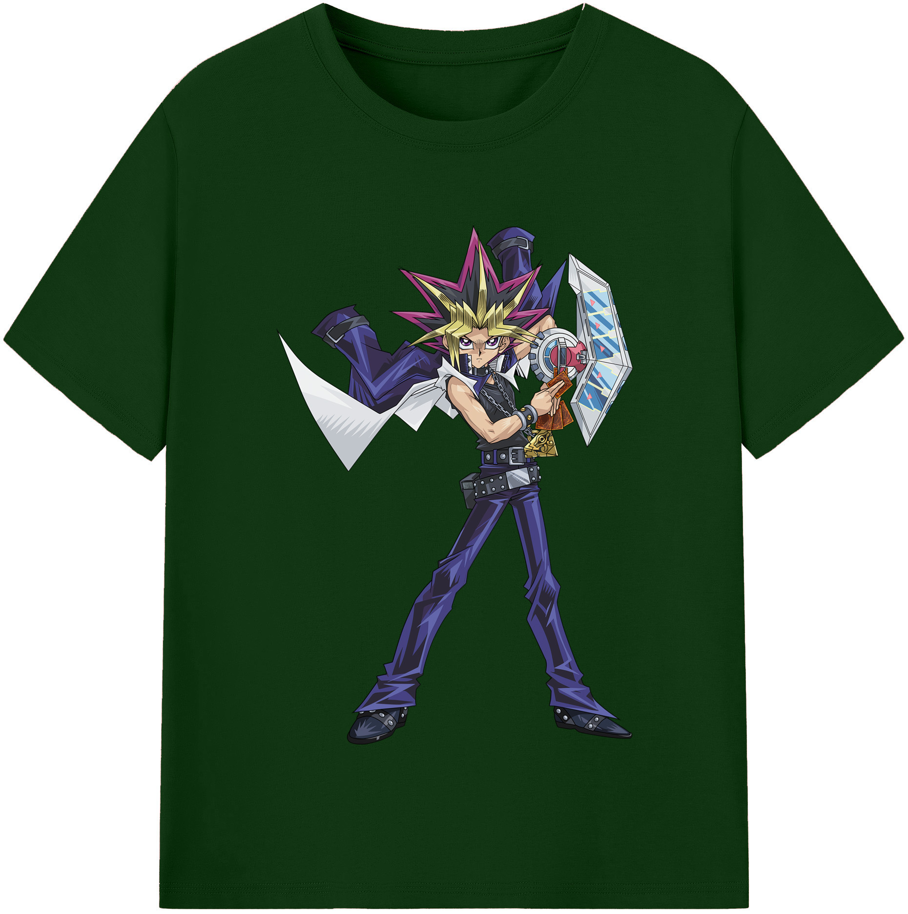 （画像用） 遊☆戯☆王 Yu-Gi-Oh! 綿100％半袖Tシャツ（フロントプリント）